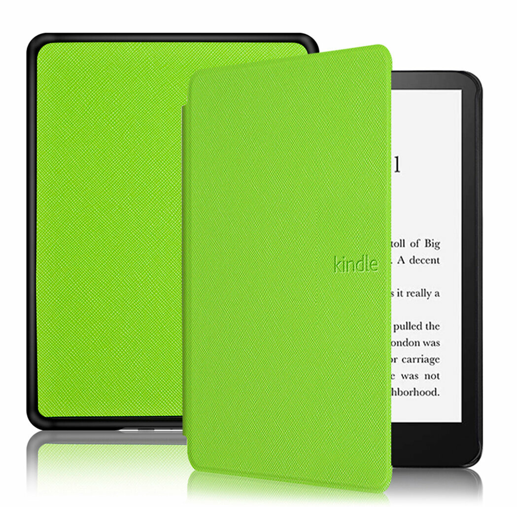 Электронная книга Amazon Kindle PaperWhite 2021 16Gb Ad-Supported Agave Green с обложкой ReaderONE PaperWhite 2021 Green