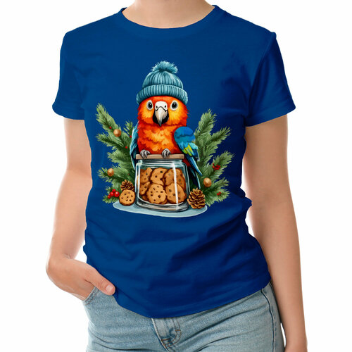 фото Футболка roly, размер l, синий