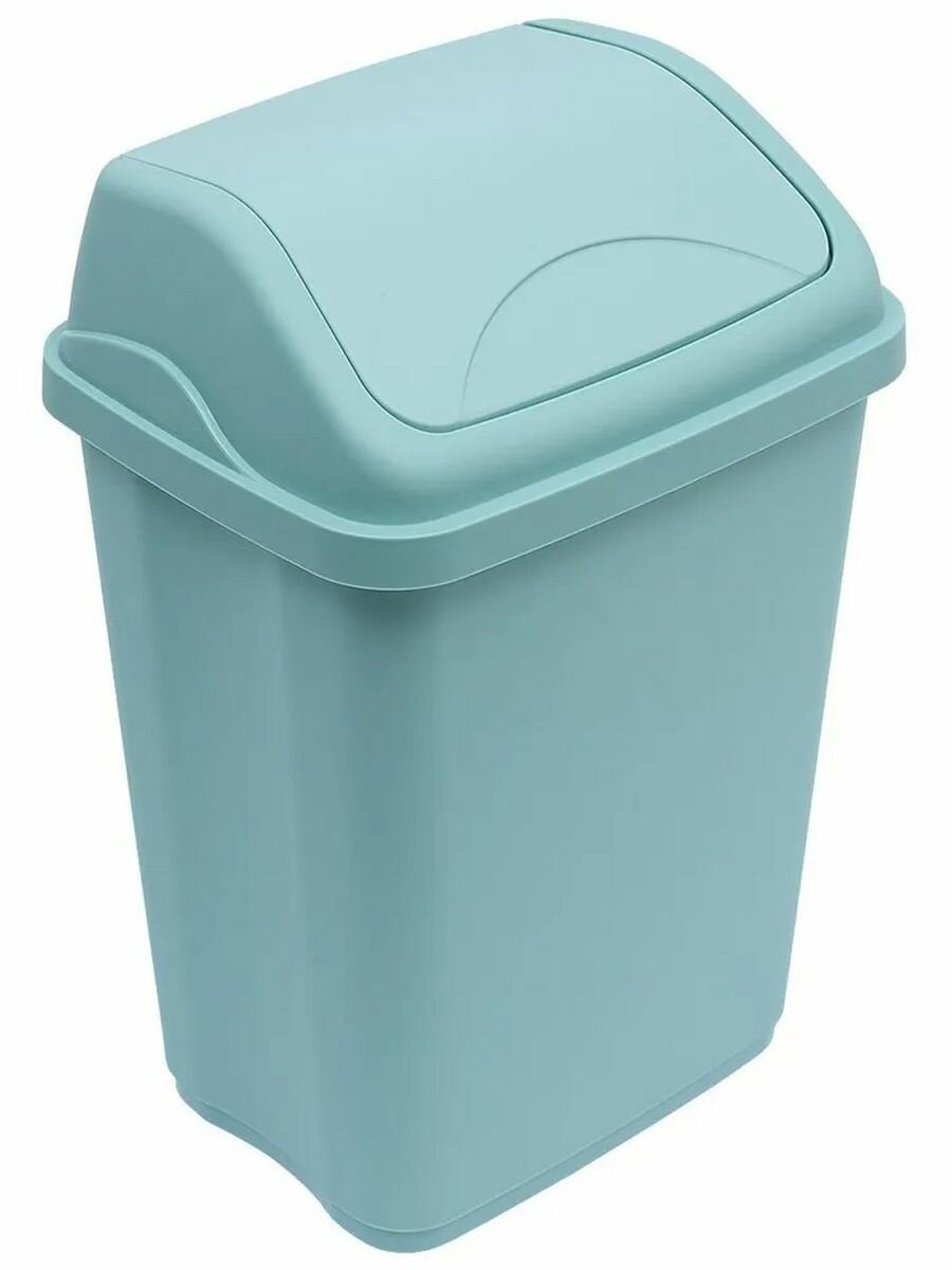фото Ведро для мусора Ultra 5 л, серо-голубой
