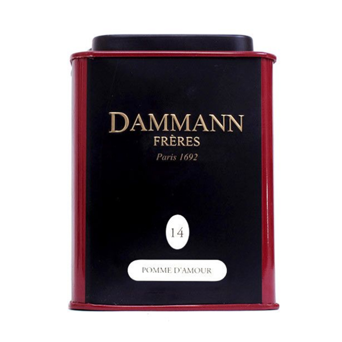 Черный ароматизированный чай Dammann Pomme D'Amour (Помм Д’Эмур) 100 г ж/б