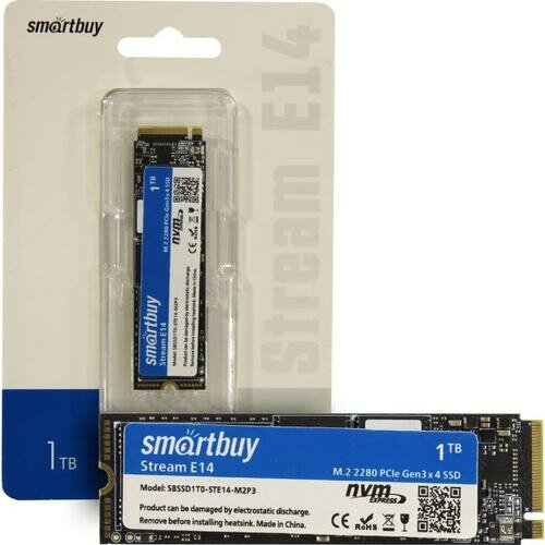 SSD Smartbuy Stream E14 1 Тб SBSSD1T0-STE14-M2P3