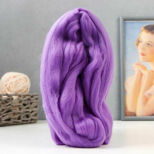 Волокно для валяния Валяшка LG Wool Fine тонкая шерсть 100% 100 гр