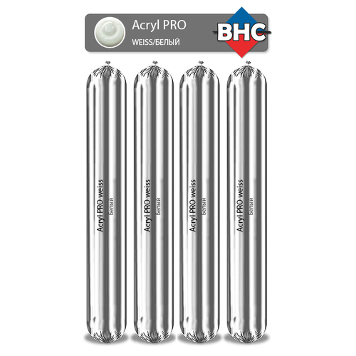 Акриловый герметик BHC ACRYL PRO WEISS 600 ML
