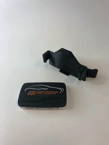 Изображение товара Держатель для транспондера Kapsch TRP-4010, на козырек c расширенной площадкой, чёрный