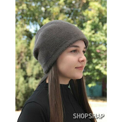 фото Шапка shopshap шапка shopshap ванда, размер 58, коричневый