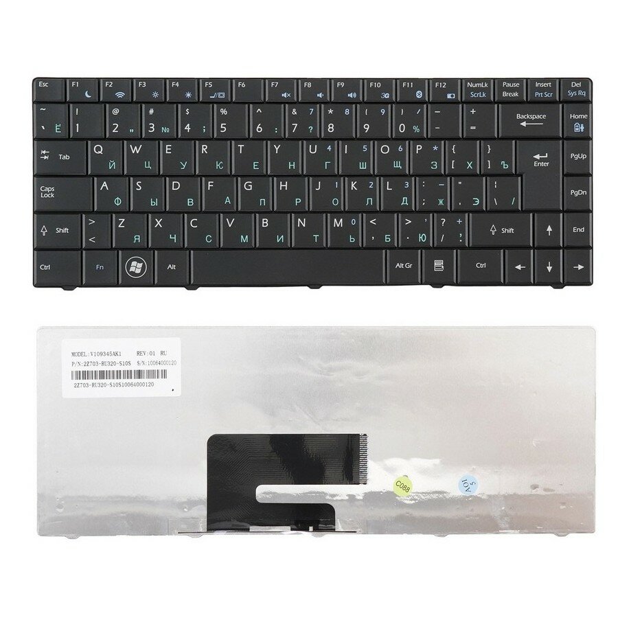 MSI Клавиатура MSI X-Slim X300 X320 X340 X400 X410 X430