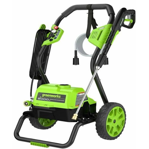 Мойка высокого давления Greenworks GPW2000 2 кВт 140 Бар насадка ротационная турбо фреза для мойки высокого давления greenworks 250 бар