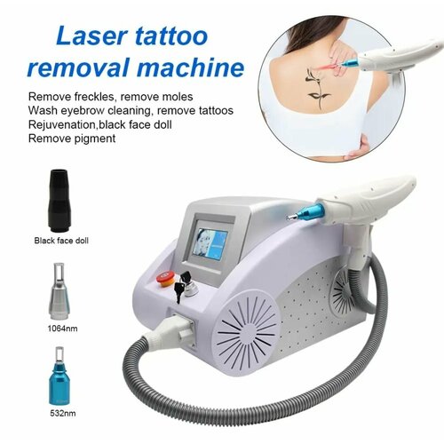 Аппарат для удаления тату татуажа и карбонового пилинга Nd: YAG Y8 белый