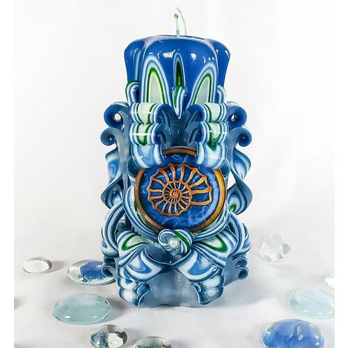 Энергетическая Свеча Стихия Воды короткая Selana Rejini