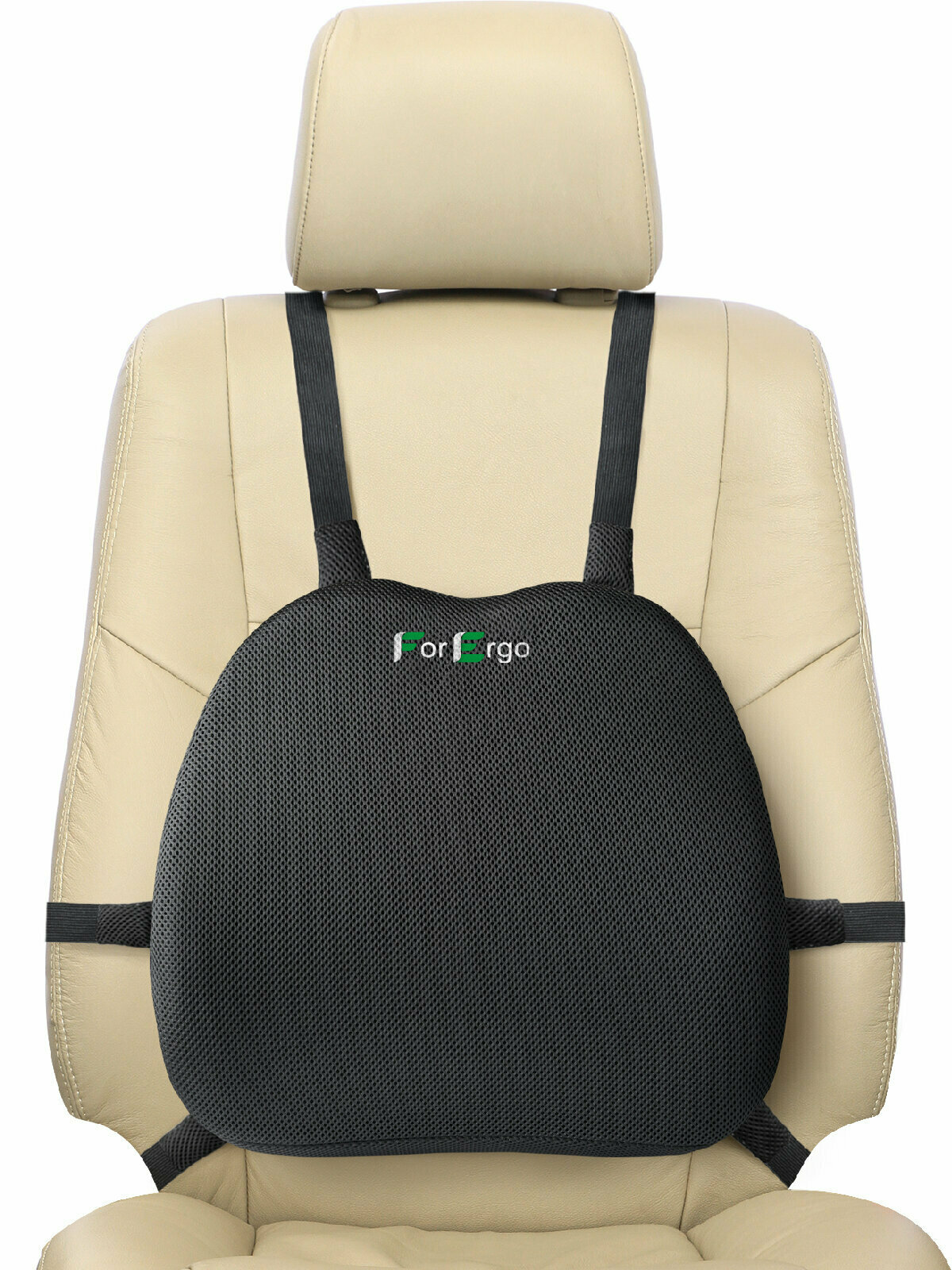 Подушка для спины "Водитель +" поясничный упор на автомобильное кресло, на стул, на сиденье в машину