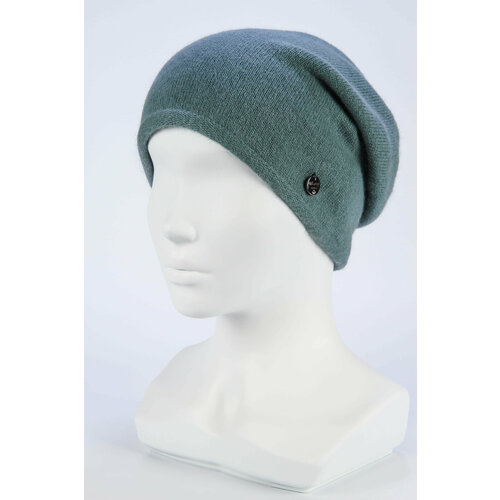 фото Шапка weaving design, размер uni, бирюзовый