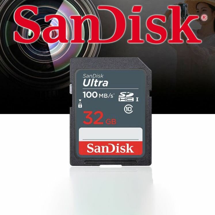 Карта памяти SDHC UHS-I SANDISK Ultra 128 ГБ, 100 МБ/с, Class 10, , 1 шт. - фото №8