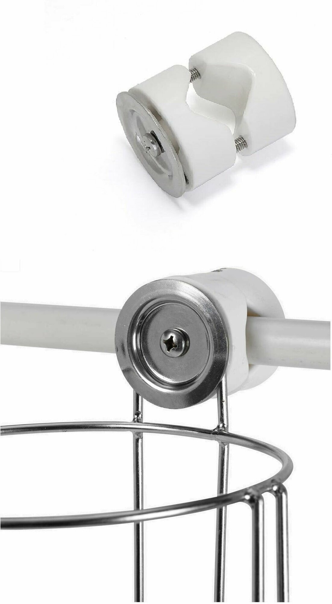 фото Кронштейн для крепления корзин кранцев к релингу (10246182)