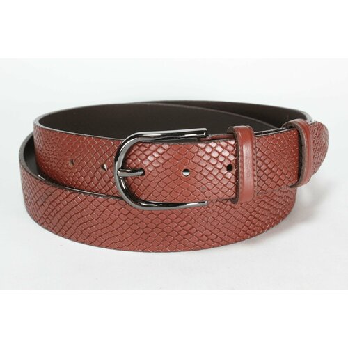 фото Ремень glamour, размер 130, коричневый