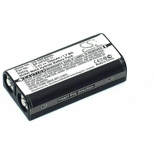 Аккумулятор для наушников Sony BP-HP550-11, CS-SRF860SL 2,4V 700mAh код mb075390 сменные амбушюры для sony mdr 7506 sony mdr v6 sony mdr cd900st с амбушюрами из пены с эффектом памяти