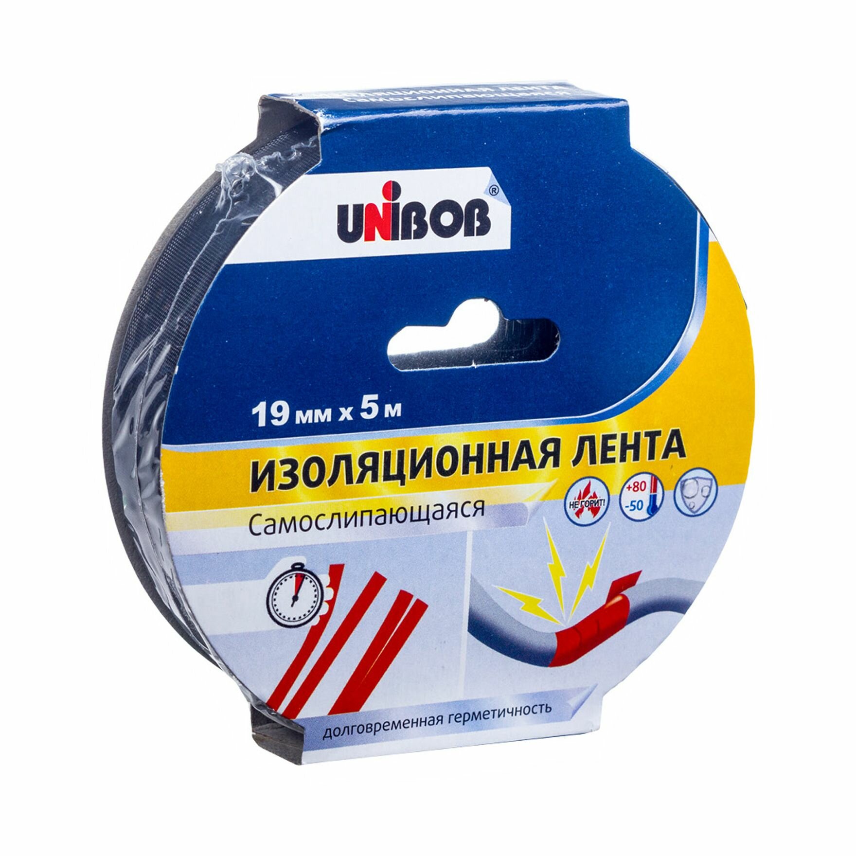 Изолента Unibob 19 мм х 5 м - фото №10