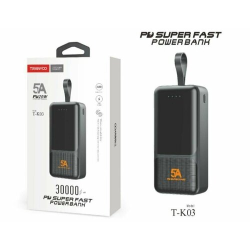 Внешний аккумулятор Powerbank Tranyoo T-K3 30000 mAh 330000₽