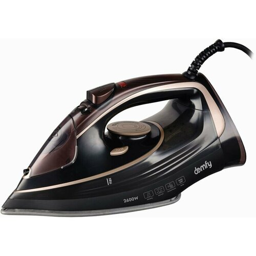 Утюг Domfy DSC-EI605 черныйзолотистый 272000₽