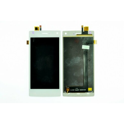 Дисплей (LCD) для FLY FS452+Touchscreen white аккумулятор для fly bl9003 fs452