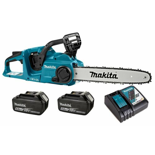 фото Аккумуляторная цепная пила makita duc353pt2 (2хакк 36в 5 а*ч + зу)