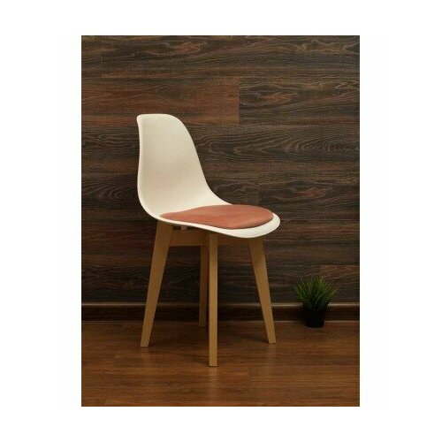 Стул Сашш натур /белый, розовый