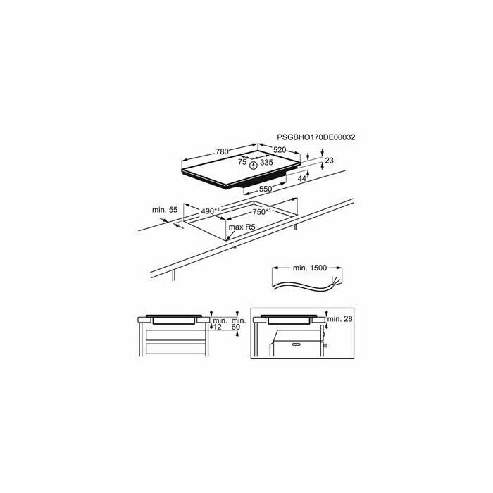 Индукционная варочная поверхность Electrolux EIV854 черный - фото №12