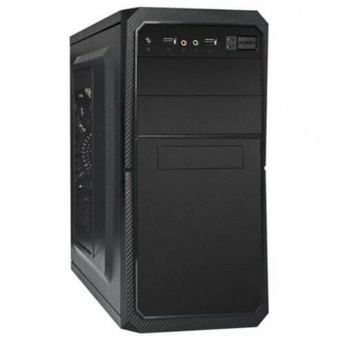 Корпус Exegate EX284025RUS Minitower BA-202 Black, mATX, (AA450, 80mm), 2*USB, Audio