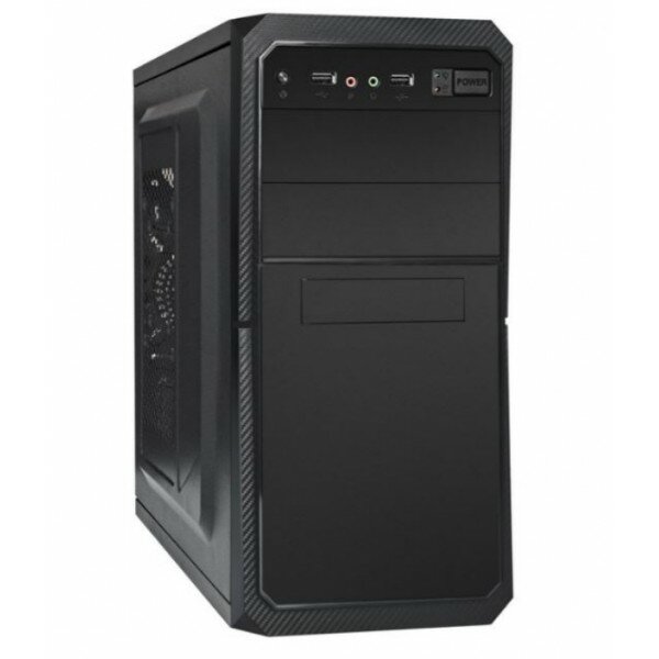 Компьютерный корпус ExeGate EX284025RUS Minitower BA-202 Black, mATX, AA450, 80мм, 2хUSB, Audio