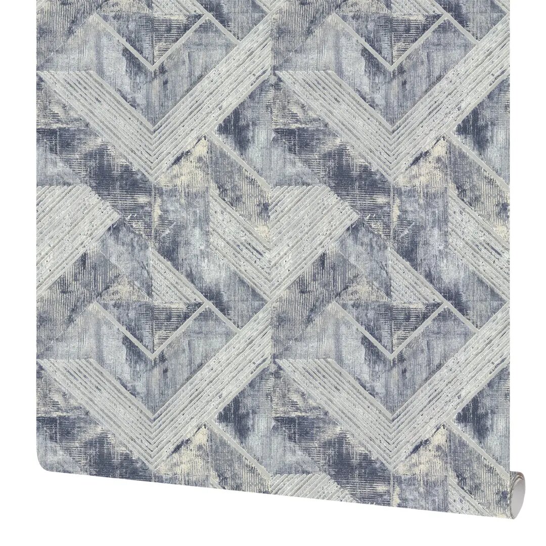 фото Обои флизелиновые Vog Collection Триумф синие 1.06 м 90129-64