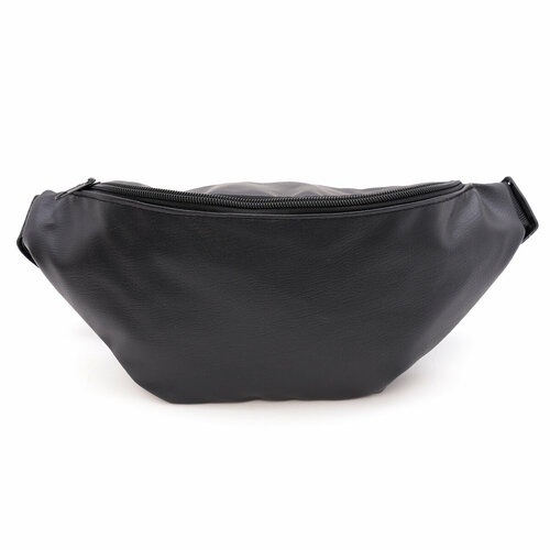 фото Сумка поясная tina bolotina, фактура гладкая, черный