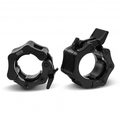 фото Замки олимпийские bronze gym пластиковые (пара) замки для грифов