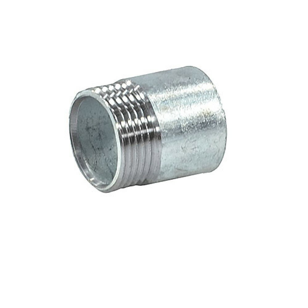 фото Резьба под приварку ДУ15 оцинкованный