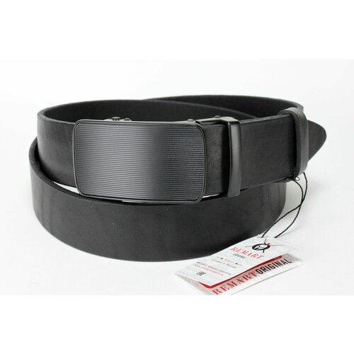 фото Ремень remart, размер 110, черный