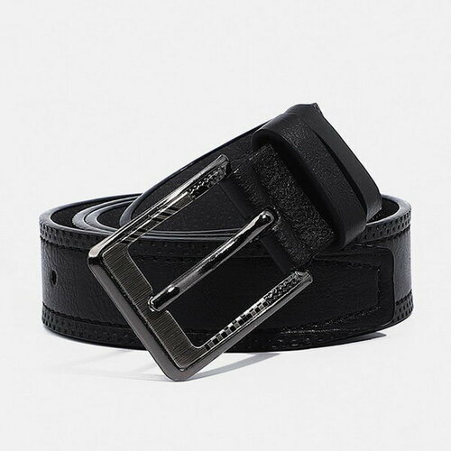 фото Ремень сима-ленд, размер 125, черный сима-лэнд