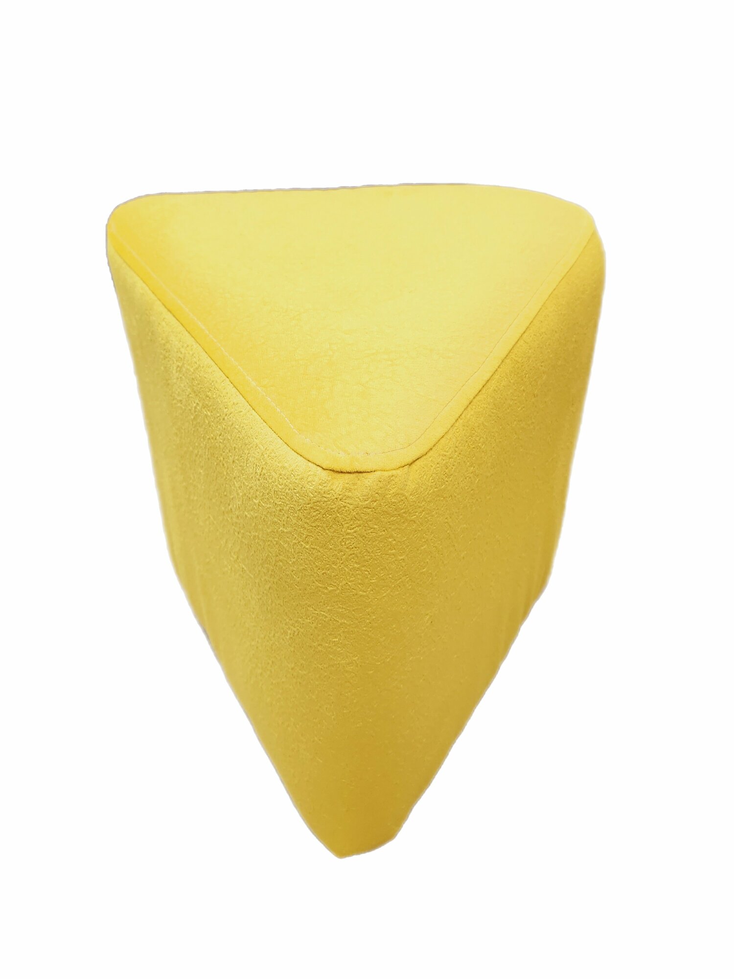фото Пуф треугольный 36 см. желтый