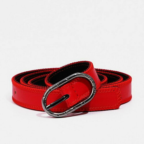 фото Ремень сима-ленд, размер 100, красный сима-лэнд