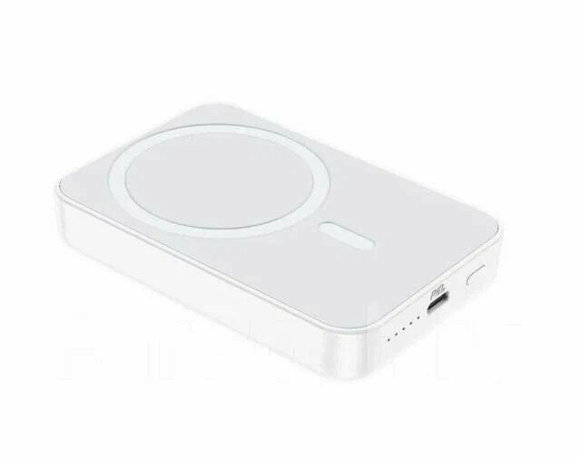 Powerbank с беспроводной зарядкой MagSafe Borofone BJ25 Plus 10000mAh Type-C белый