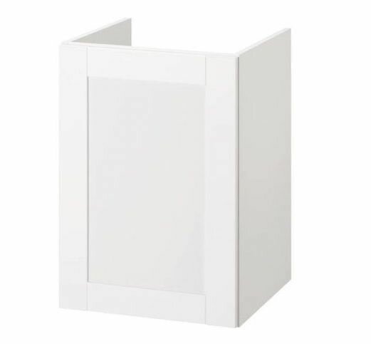 Шкаф тумба под раковину для ванной IKEA FISKAN фискон, 40x40x60 см, белый