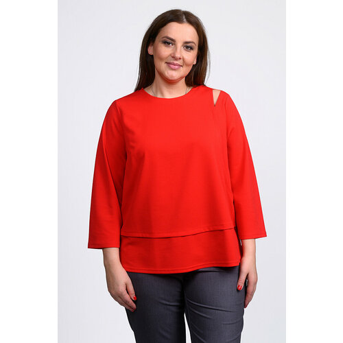 Блуза SVESTA, размер 54, красный
