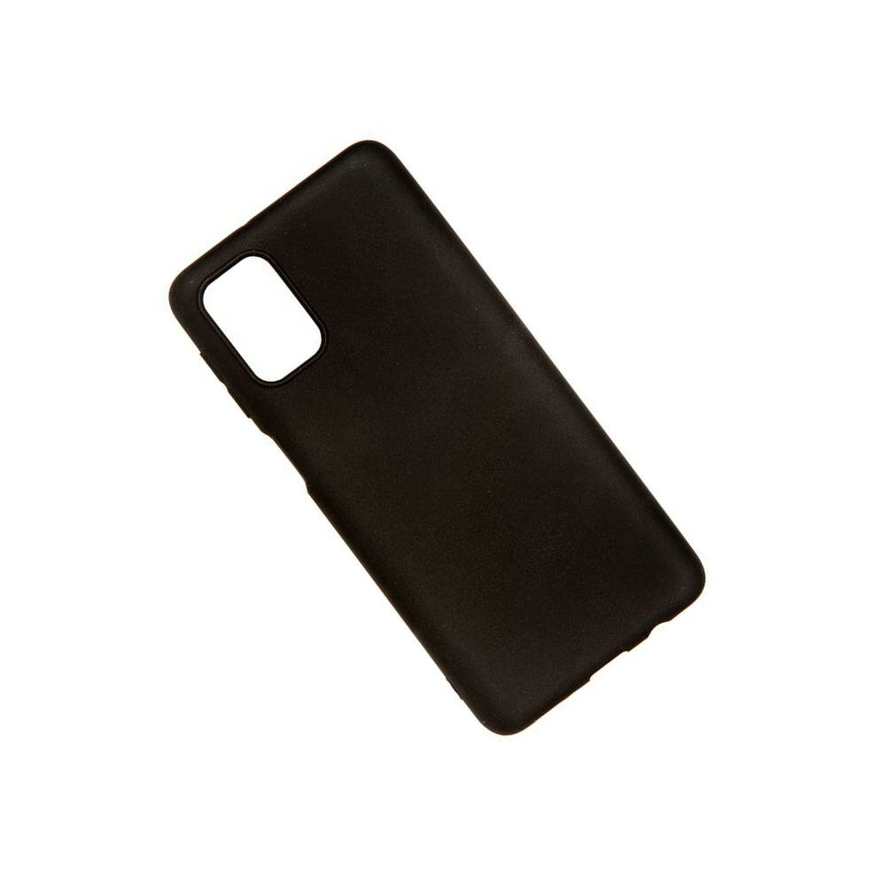 фото Чехол (задняя накладка) для Samsung Galaxy M31s матовый силикон, черный, M31s