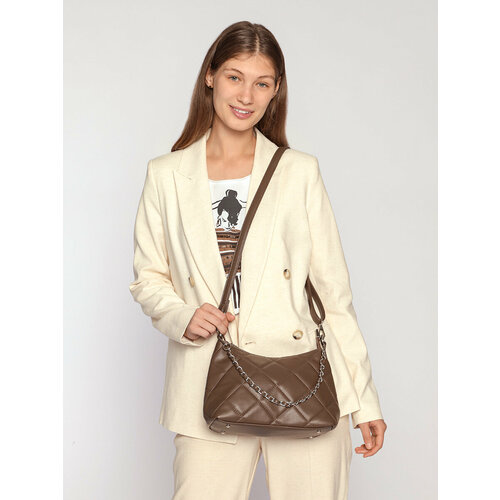 фото Сумка кросс-боди gilda tohetti 23.2-7807025, фактура зернистая, бежевый