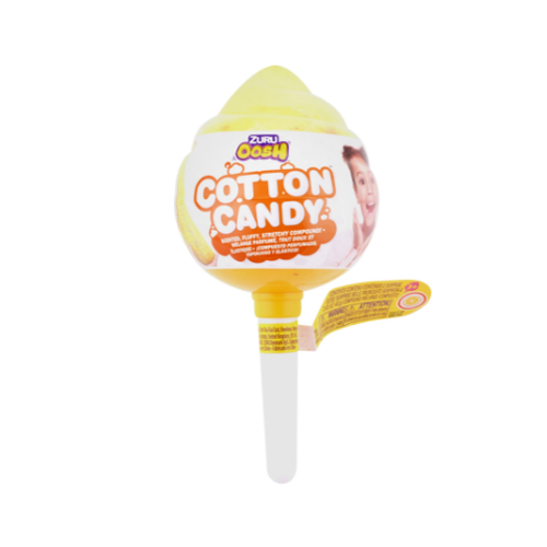 Zuru Oosh Игровой набор Cotton Candy Конфета на палочке со сквишем 3 предмета Лимонная 8628SQ1