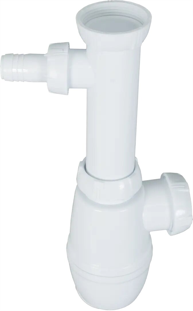 фото Сифон для мойки Equation без выпуска с отводом для стиральной машины