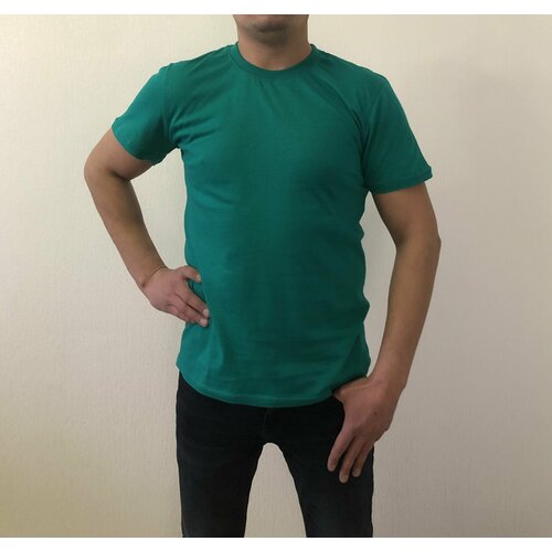 фото Футболка wellwear, размер 50, зеленый