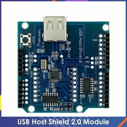 Плата расширения USB host shield v2.0. Хост расширения USB host shield 2.0 для Arduino Uno, Arduino mega.