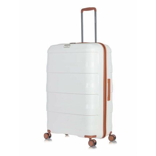 фото Чемодан l'case ch1026, 129 л, размер l, белый