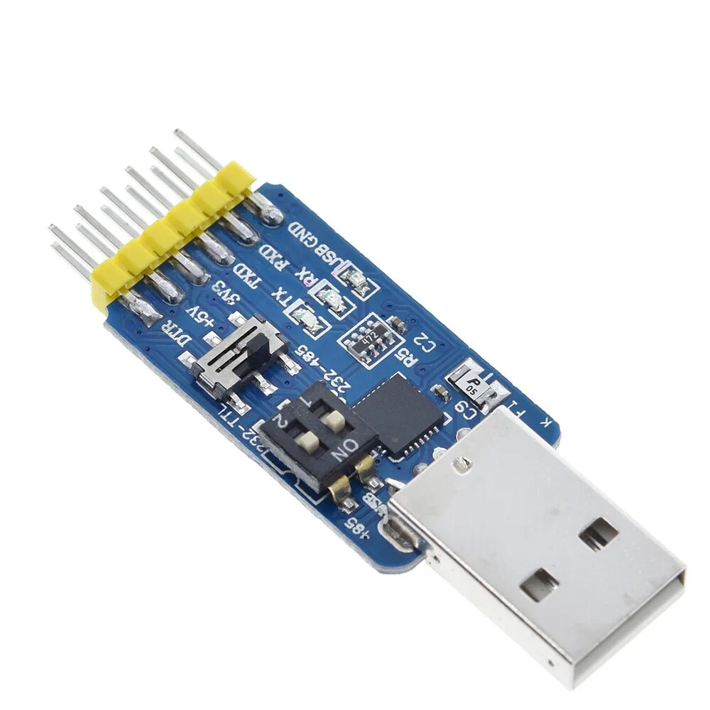 USB-TTL (USB-UART) / RS-232 / RS-485, ISP программатор (CP2102), 6-in-1 (6 в 1), USB разъем, 12 pin, 1 шт. — фото 1