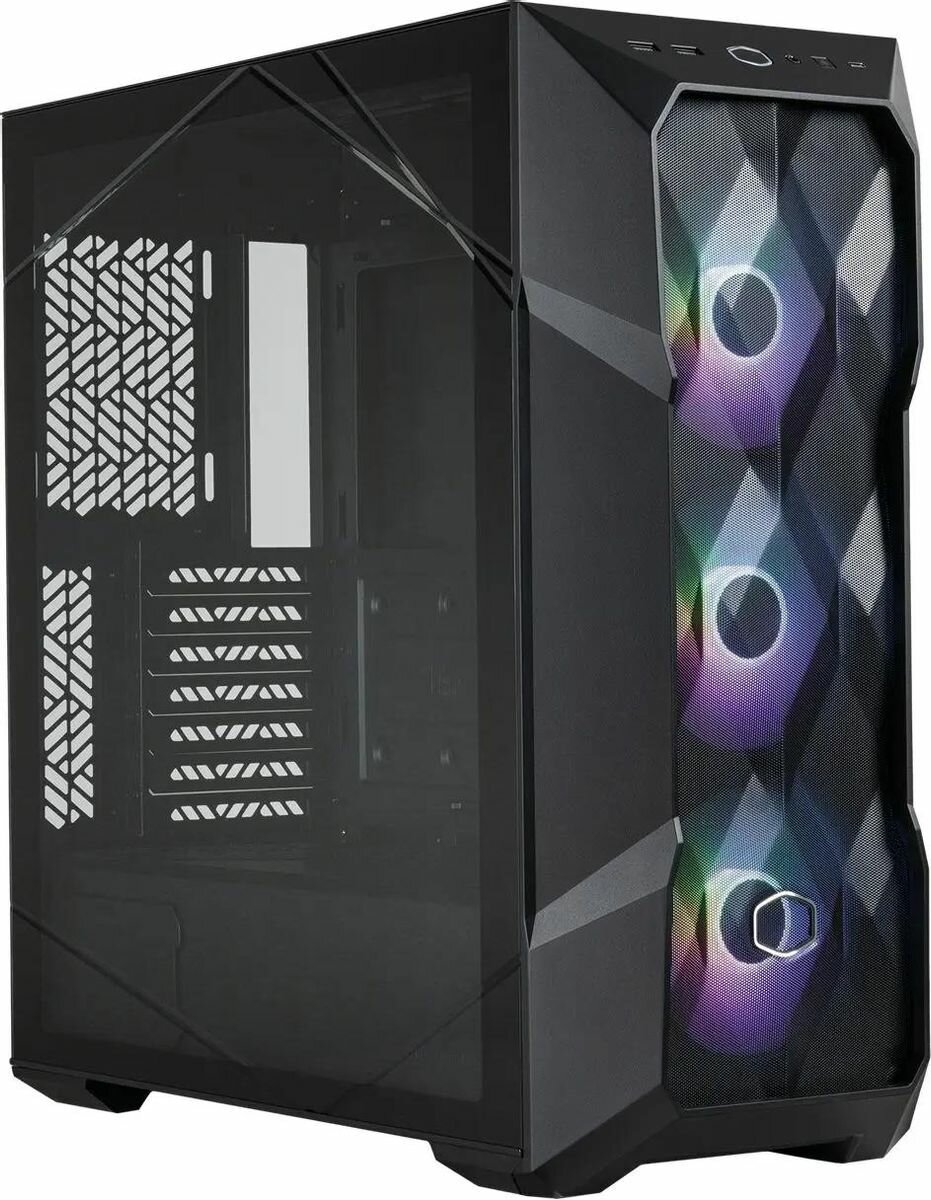 Корпус ATX Cooler Master MasterBox TD500 Mesh V2, Midi-Tower, без БП, черный [td500v2-kgnn-s00]