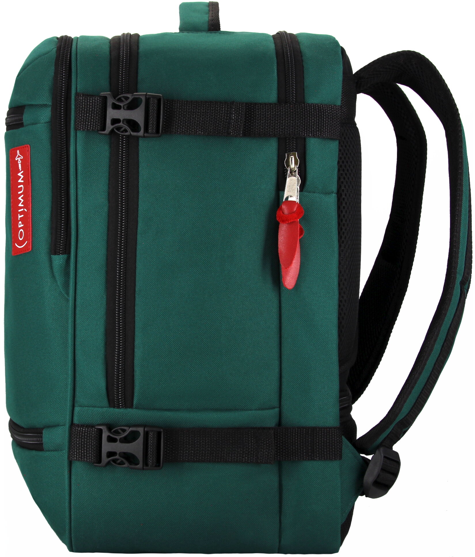 Рюкзак сумка дорожная чемодан ручная кладь 40х30х20 в самолет, зеленый - фотография № 13