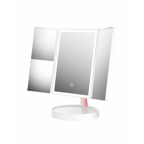 Зеркало для макияжа раскладное с LED-подсветкой Jordan&Judy Folding Makeup Mirror (NV549)